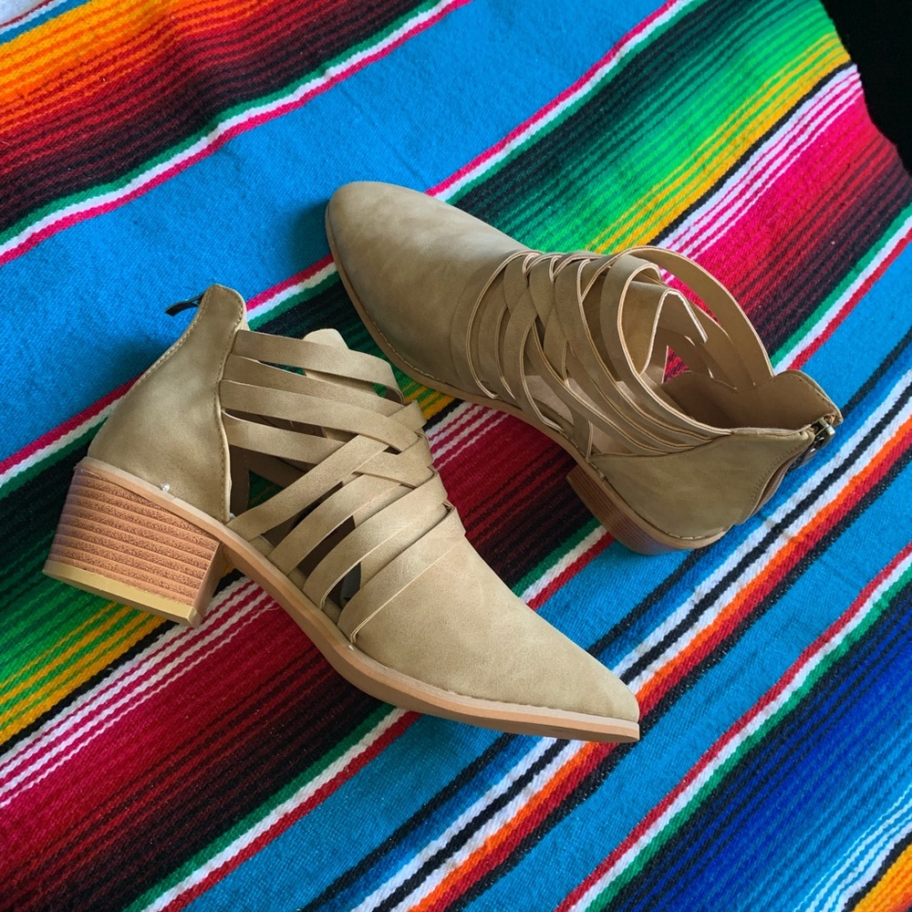 Strap booties
